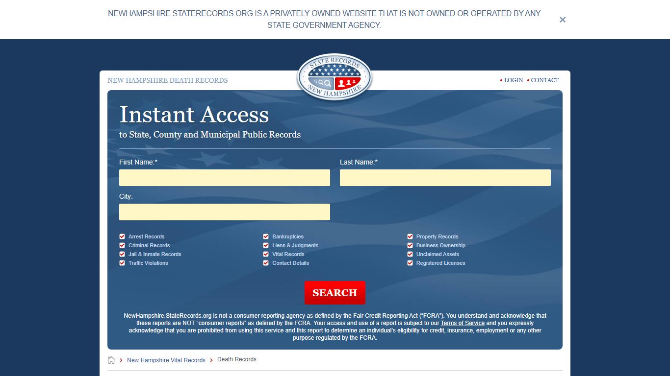 How to Find New Hampshire Death Records | StateRecords.org